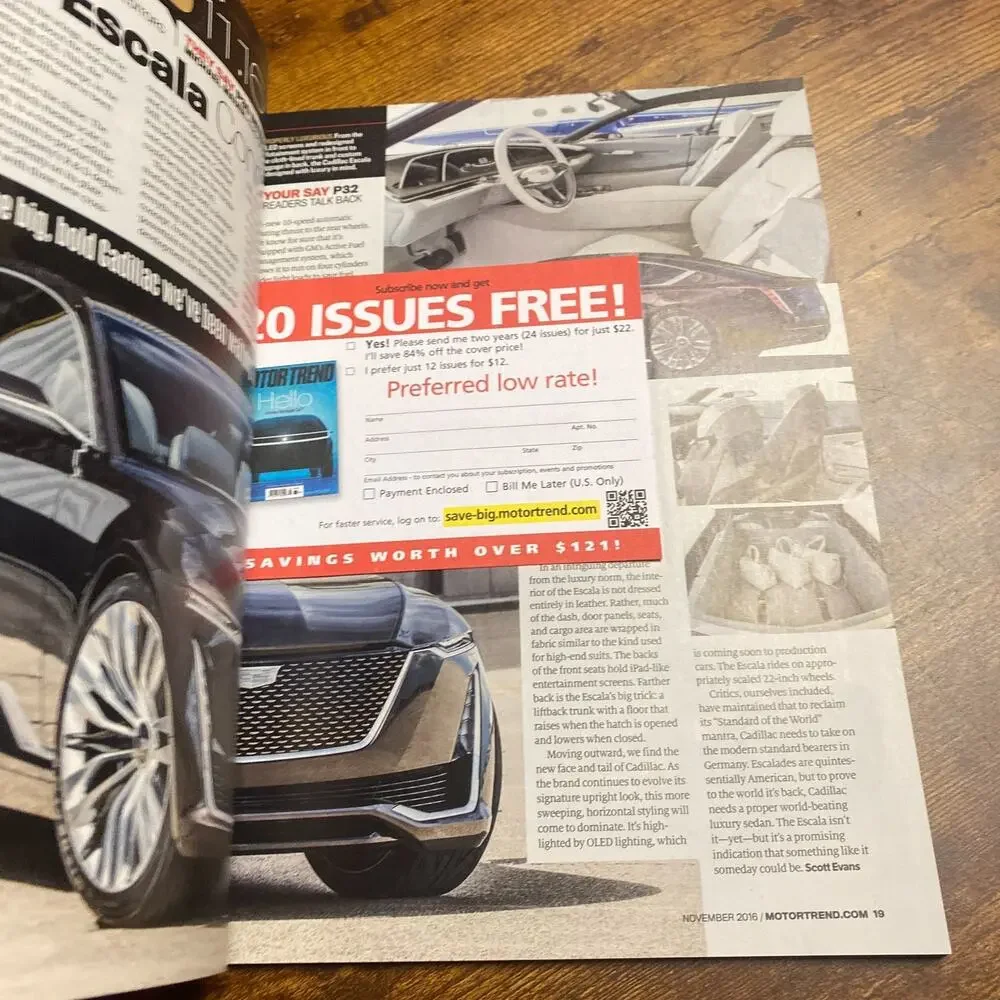 Motor Trend Magazine November 2016